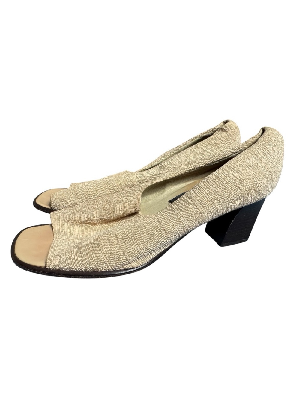 Vtg Amalfi Open-Toe Shoes
